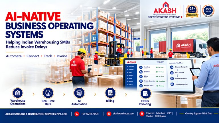 AI-native business operating system helping Indian warehousing SMBs automate invoicing and operations
