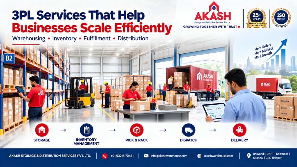 3PL services helping businesses improve warehousing, inventory management and supply chain efficiency